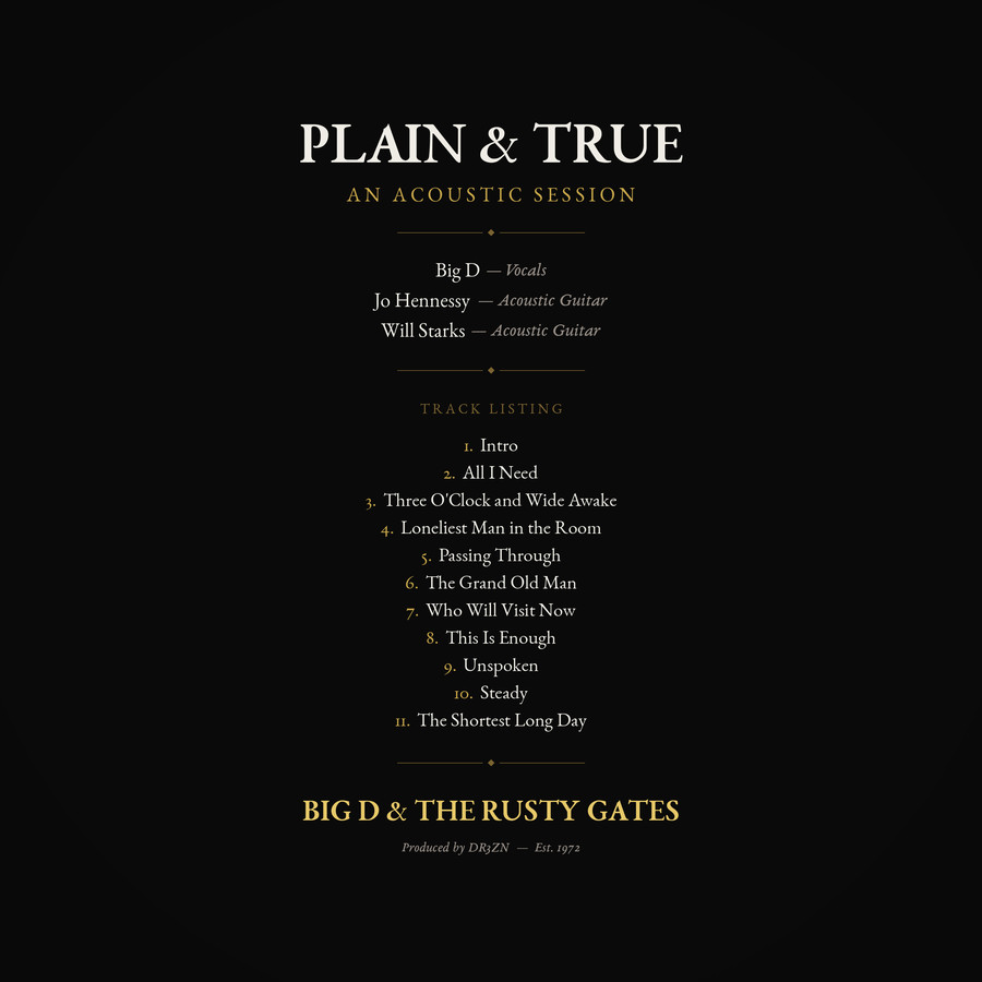 Plain & True back cover